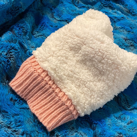 Toque, knit hat by just cozy. - Picture 4 of 5